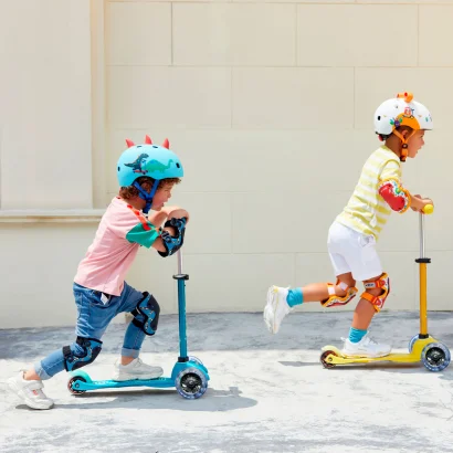 Захисний комплект налокітники та наколінники MICRO - СИНІЙ (лік. 17-21 cm, кол. 25-31 cm, М)