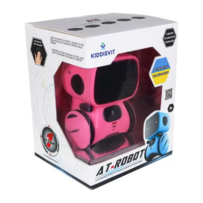 Інтерактивний робот з голосовим керуванням - AT-ROBOT (рожевий, озвуч.укр.)