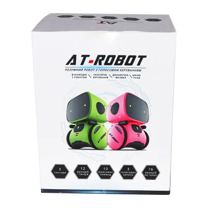 Інтерактивний робот з голосовим керуванням - AT-ROBOT (рожевий, озвуч.укр.)