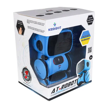 Інтерактивний робот з голосовим керуванням - AT-ROBOT (синій, озвуч.укр.)