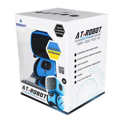 Інтерактивний робот з голосовим керуванням - AT-ROBOT (синій, озвуч.укр.)