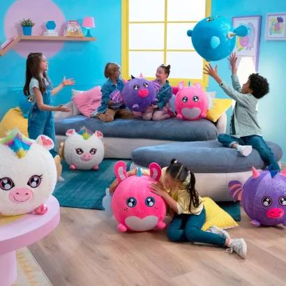 Ігровий набір BIGGIES серії "Fantasy" W1 - РОЖЕВИЙ КРОЛИК (надувна іграшка, насос)