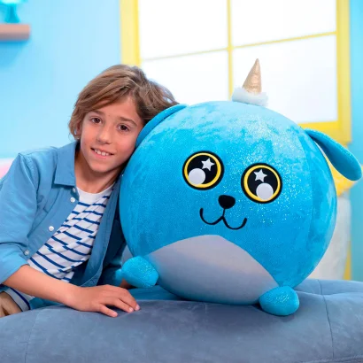 Ігровий набір BIGGIES серії "Fantasy" W1 - СИНІЙ ПЕСИК (надувна іграшка, насос)