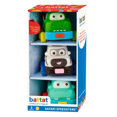 Ігровий набір інерційних машинок - АВТОПАРК САФАРІ