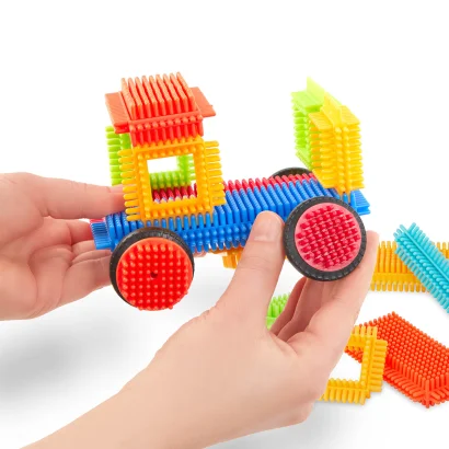 Конструктор серії Bristle Blocks - БУДІВЕЛЬНИК (36 деталей, у коробці)