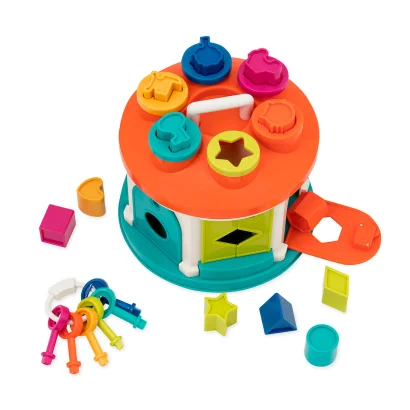 Іграшка-сортер, що розвиває &ndash; РОЗУМНИЙ БУДИНОЧОК (12 форм)