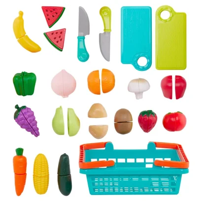 Ігровий Набір Для Двох- Овочі-Фрукти На Липучках