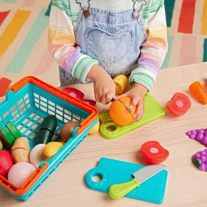 Ігровий Набір Для Двох- Овочі-Фрукти На Липучках