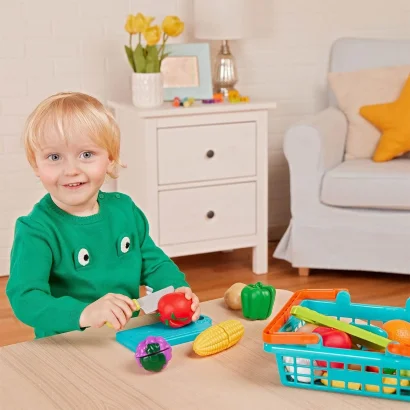 Ігровий Набір Для Двох- Овочі-Фрукти На Липучках