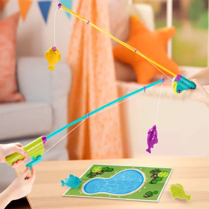 Ігровий набір - МАГНІТНА РИБОЛОВЛЯ S3 (2 вудочки, 4 рибки)