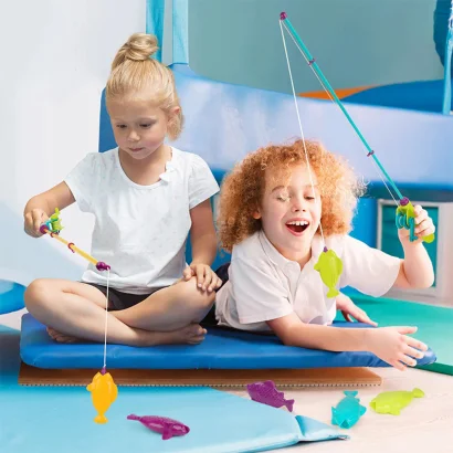 Ігровий набір - МАГНІТНА РИБОЛОВЛЯ S3 (2 вудочки, 4 рибки)