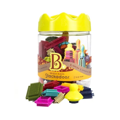 Конструктор-брістл - МЕГАПОЛІС (68 деталей, у банці)