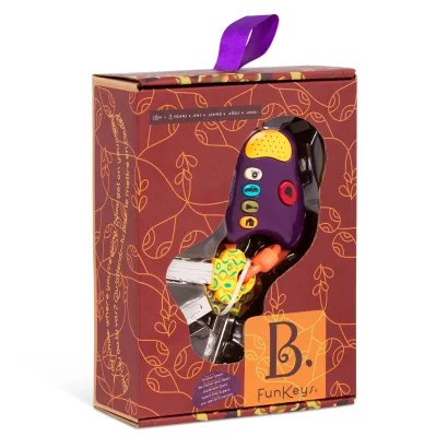 Розвиваюча іграшка - КЛЮЧИКИ (світло, звук, фіолетові)