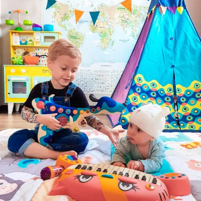 Музична іграшка - ПЕС-ГІТАРИСТ (звук)