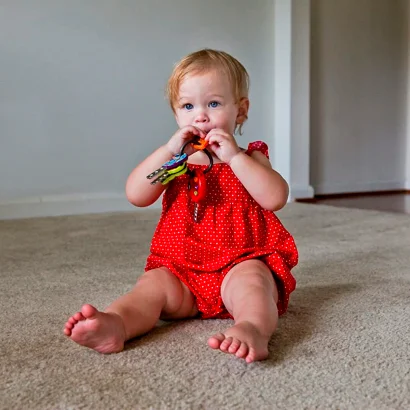 Розвиваюча іграшка - СУПЕР-КЛЮЧИКИ (світло, звук, томатний)