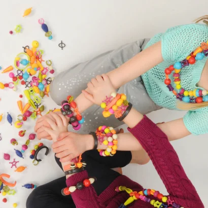 Набір для виготовлення прикрас - ПОП-АРТ (150 деталей, у банці)