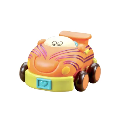 Ігровий набір - ЗАБАВНИЙ АВТОПАРК (4 гумові машинки-брязкальця, квадр. упак.)