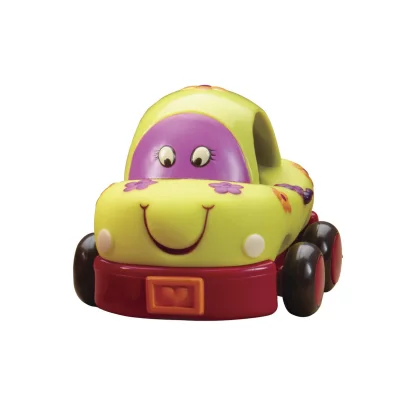 Ігровий набір - ЗАБАВНИЙ АВТОПАРК (4 гумові машинки-брязкальця, квадр. упак.)