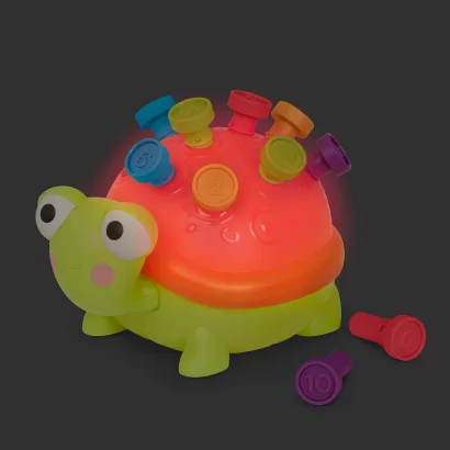 Іграшка, що розвиває &ndash; ЧЕРЕПАШКА-РОЗУМНИЦЯ (світло, звук)