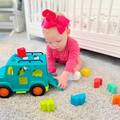 Ігровий набір-сортер - ВАНТАЖІВКА САФАРІ (колір море)