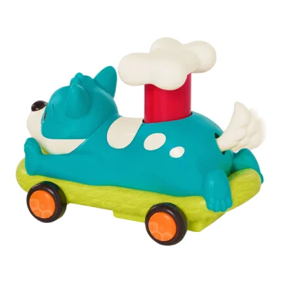 Машинка інерційна серії "Лапкомобілі" - ПЕСИК, КОЛІР БІРЮЗА