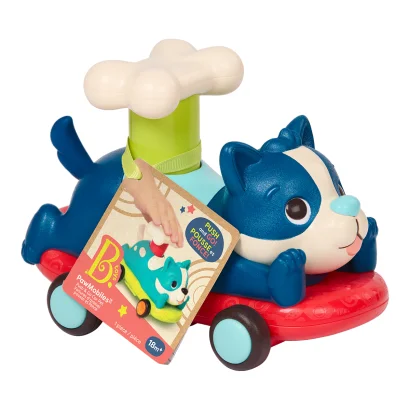 Машинка інерційна серії "Лапкомобілі" - ПЕСИК, КОЛІР ОКЕАН