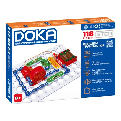 Конструктор електронний DOKA &quot;118 СХЕМ&quot;