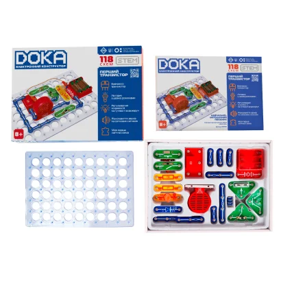 Конструктор електронний DOKA &quot;118 СХЕМ&quot;