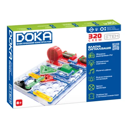 Конструктор електронний DOKA &quot;320 СХЕМ&quot;
