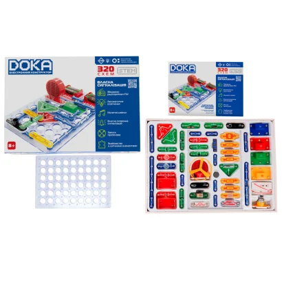 Конструктор електронний DOKA &quot;320 СХЕМ&quot;