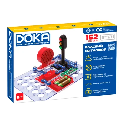 Конструктор електронний DOKA &quot;162 СХЕМИ&quot;