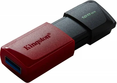 Флеш-накопичувач Kingston USB 3.2 DT Exodia M 128GB Black/Red