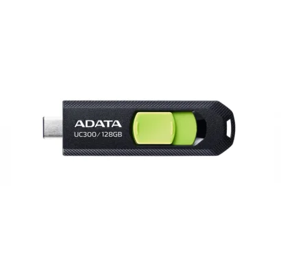 Флеш-накопичувач Adata USB 3.2 Gen1 UC300 Type-C 128Gb Black/Green