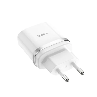 Мережевий зарядний пристрій HOCO C12Q Smart QC3.0 charger 18W White