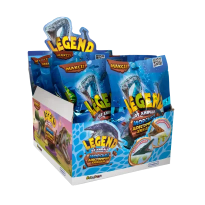 Стретч-іграшка у вигляді тварини серії LEGEND OF ANIMALS – МОРСЬКІ ДОІСТОРИЧНІ ХИЖАКИ (у диспл.)