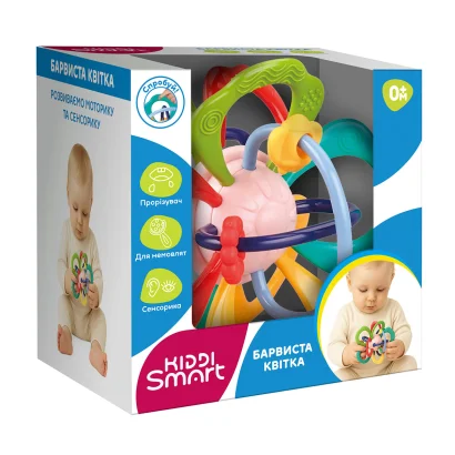 Розвивальна іграшка-прорізувач KIDDI SMART - БАРВИСТА КВІТКА