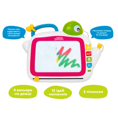 Розвивальна магнітна дошка KIDDI SMART - МУЗИЧНІ БАРВИ (українська)