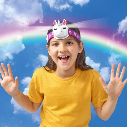 Налобний ліхтарик BRAINSTORM – КАЗКОВИЙ ЄДИНОРІГ (світло, звук)