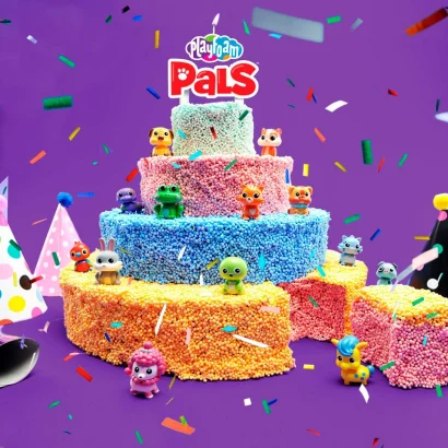 Набір кулькового пластиліну EDUCATIONAL INSIGHTS S2 - ЗАБАВНІ УЛЮБЛЕНЦІ (з фігурк.всеред., в асорт.)