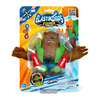 Стретч-іграшка ELASTIKORPS серії "Fighter Kamaleon" &ndash; БОЄЦЬ-ХАМЕЛЕОН (в блістері)