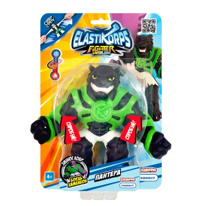 Стретч-іграшка ELASTIKORPS серії "Fighter Kamaleon" &ndash; БОЄЦЬ-ХАМЕЛЕОН (в блістері)
