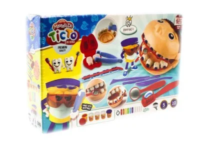 Набір тіста для ліплення &quot;Master-Do: Дантист&quot; (укр)