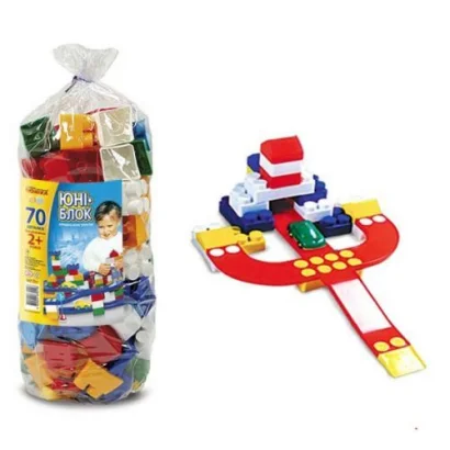 Конструктор &quot;Юні-блок&quot; (70 деталей)