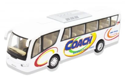 Інерційний автобус &quot;Coach&quot; (білий)