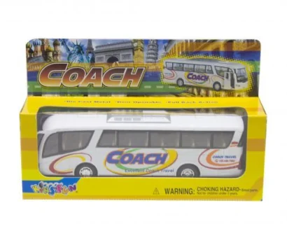 Інерційний автобус &quot;Coach&quot; (білий)