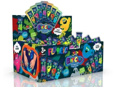 Брикет повітряного пластиліну &quot;Air Clay Fluoric&quot;, 110 штук (рус)