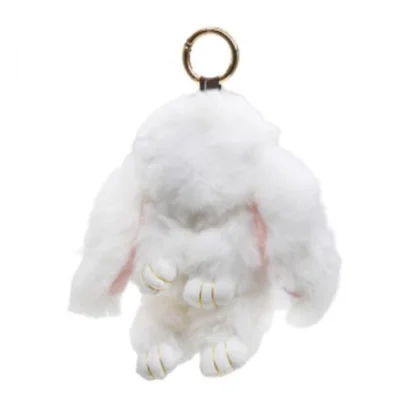 Брелок хутряний &quot;Зайка&quot; білий