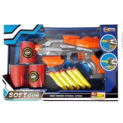 Ігровий набір &quot;Бластер Space Gun&quot; з мʼякими патронами та мішенями