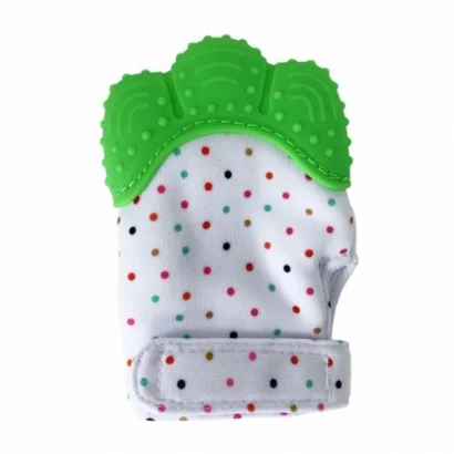 Прорізувач-рукавичка &quot;Лапка&quot;, зелений