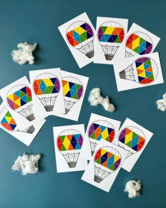 Мозаїка &quot;Слоненя на повітряній кулі&quot;